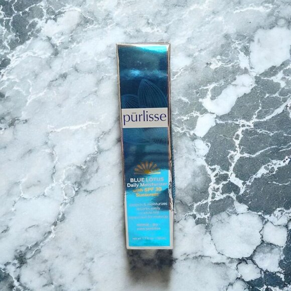 Purlisse Blue Lotus Moisturizer SPF 30 Sunscreen – Lightweight Daily Hydration - Picture 4 of 9